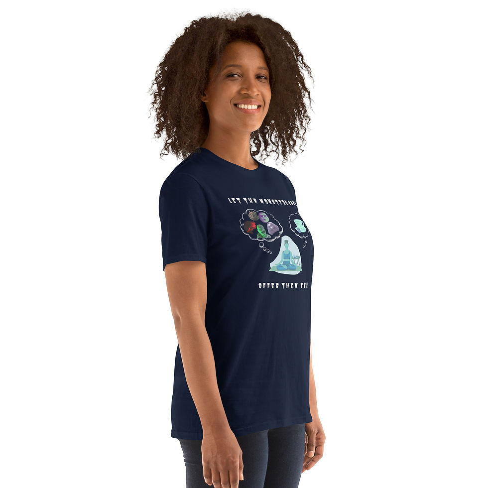 Thumbnail: Let the Monsters In; Invite Them for Tea | Short-Sleeve Unisex T-Shirt