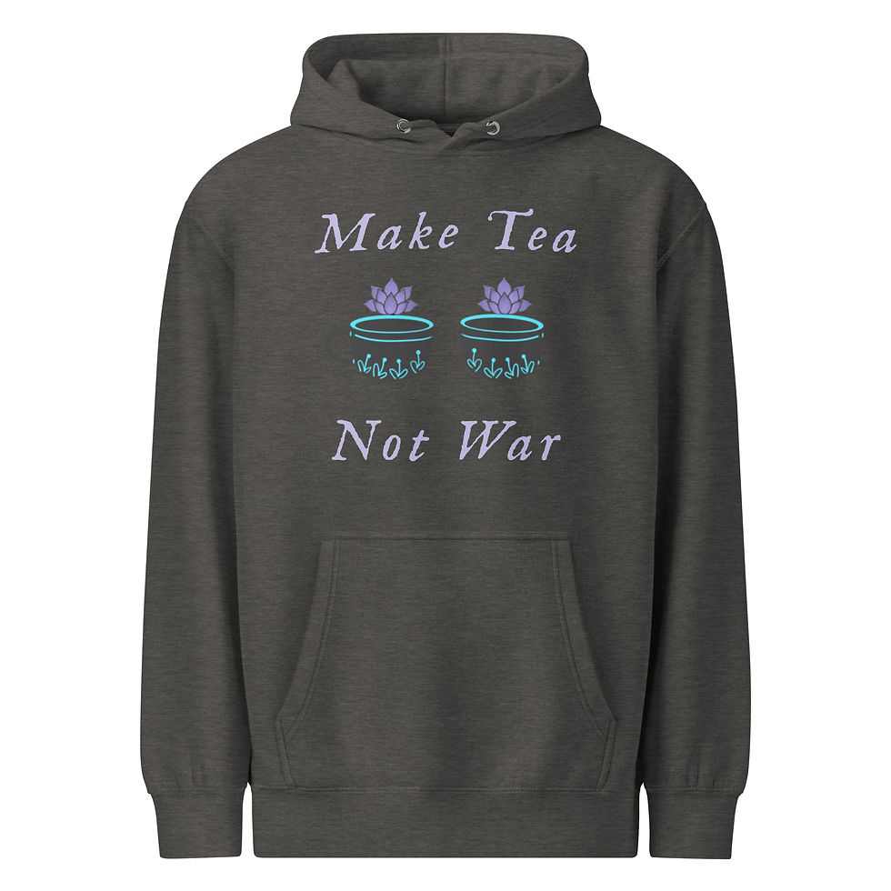 Thumbnail: Make Tea, Not War | Unisex premium mid-weight hoodie