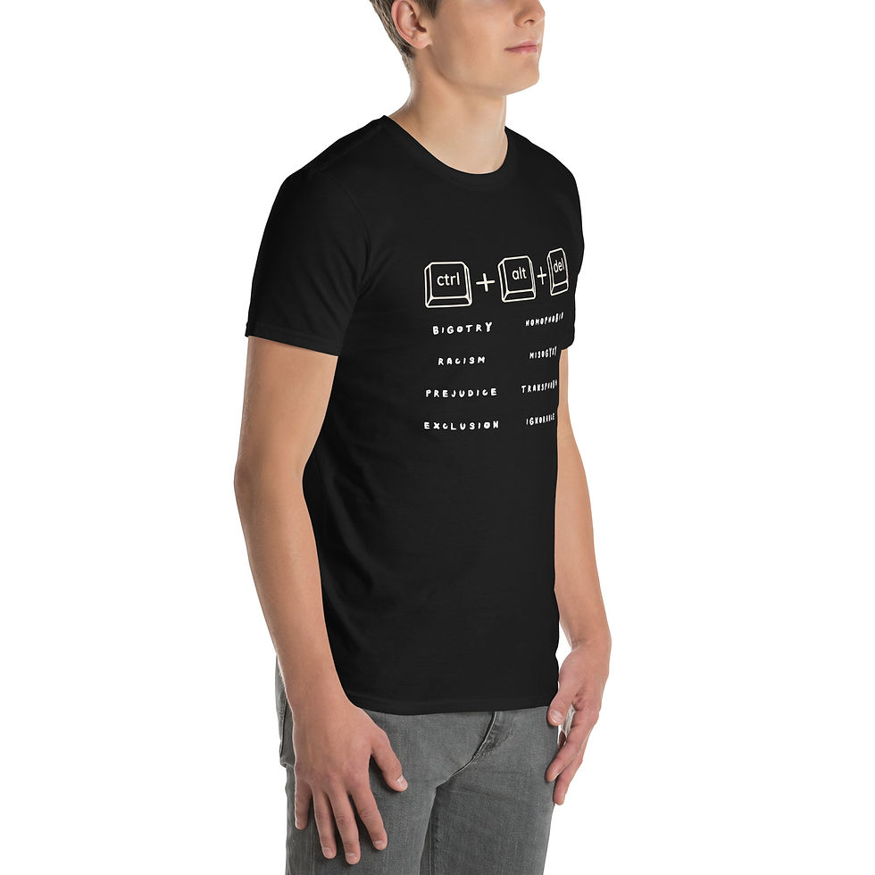 Thumbnail: CTRL-ALT-DELETE Bigotry | Short-Sleeve Unisex T-Shirt