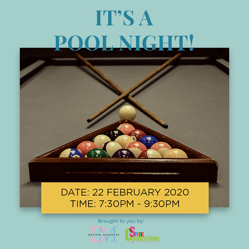 CLOSED! It’s POOL night! (50% OFF)