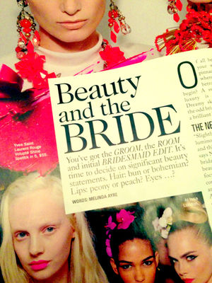 Long-form beauty editorial for Vogue Australia