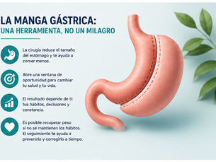 Infografía: la manga gástrica es una herramienta, no un milagro