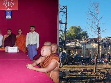 Monks and Donors from Rathedaung Contribute 45.5 Million Kyats for Mrauk-U Hospital Reconstruction