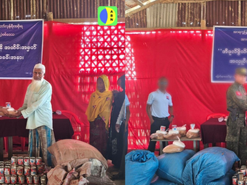 ULA/AA Distributes Food Aid to Muslim Communities in Buthidaung for Eid al-Fitr