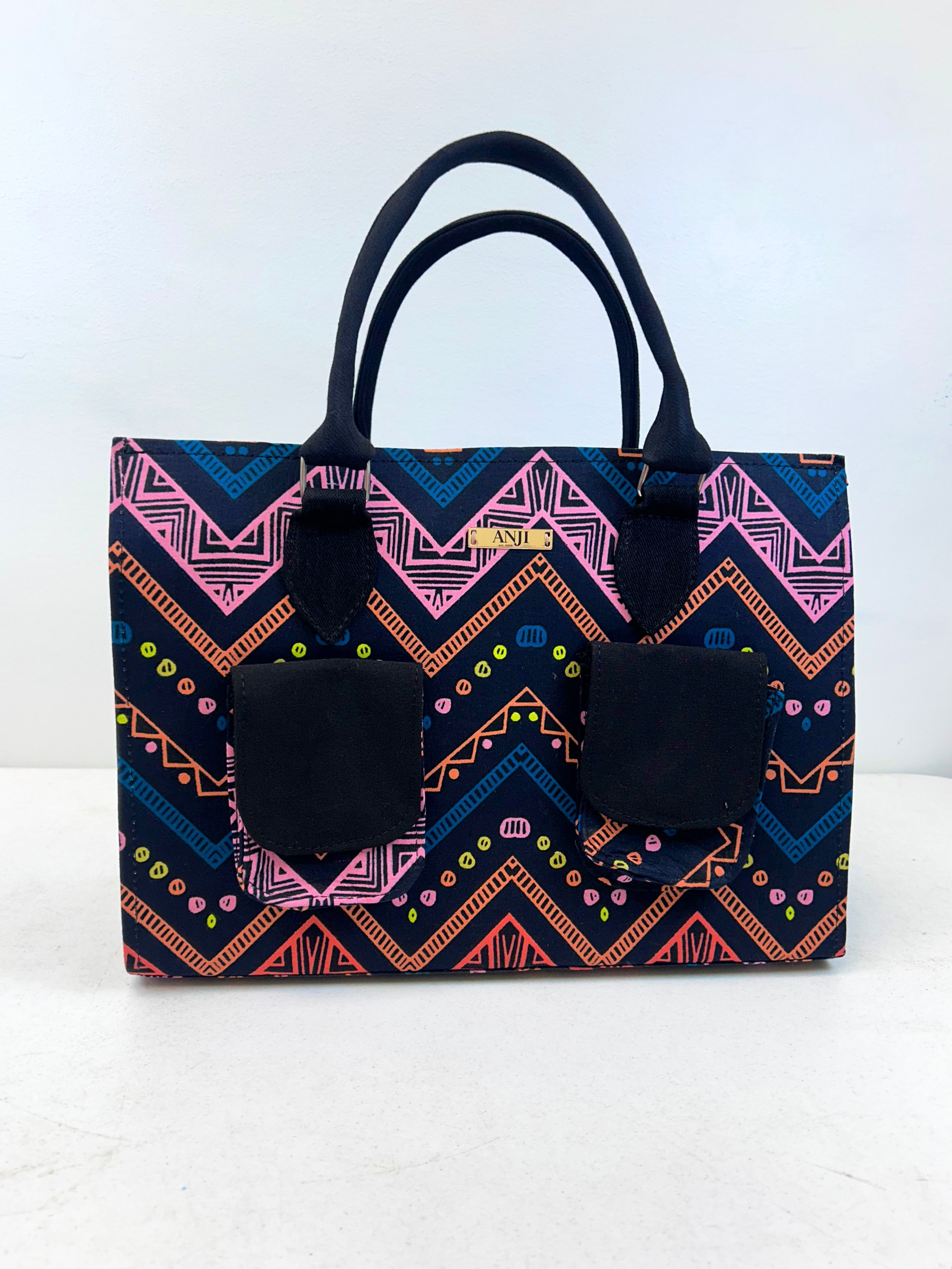 Ìsàlè Èkó Ankara Multi color Travel Bag