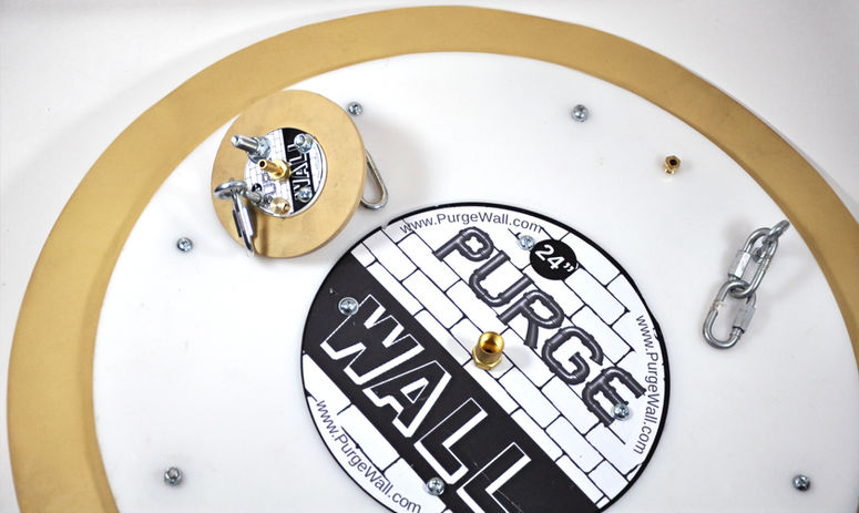 Clean x-ray welds purge dams save man hours