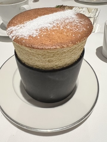 a risen Berry Souffle