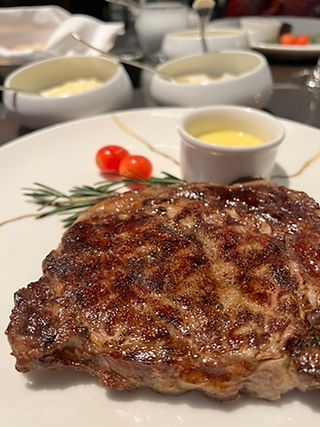 Photo of a ribeye steak