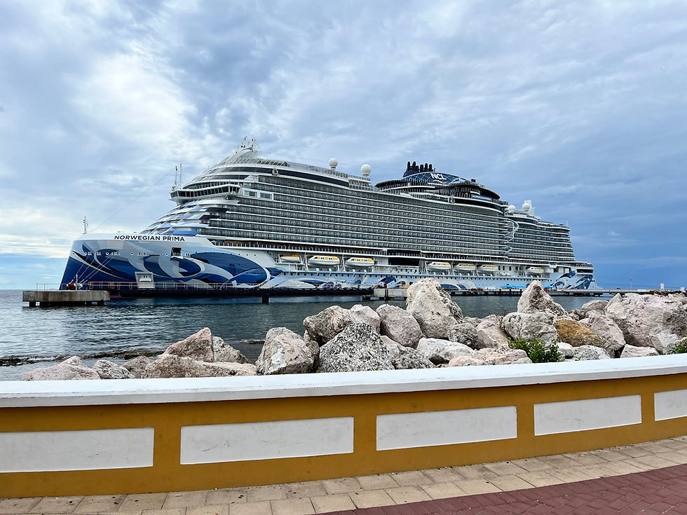 The Norwegian Prima in Curacao