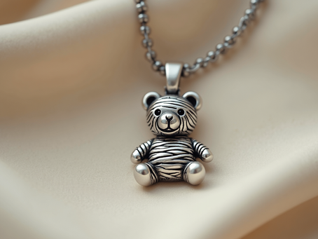 Celebrate Bonds with a Mummy and Me Bear Necklace