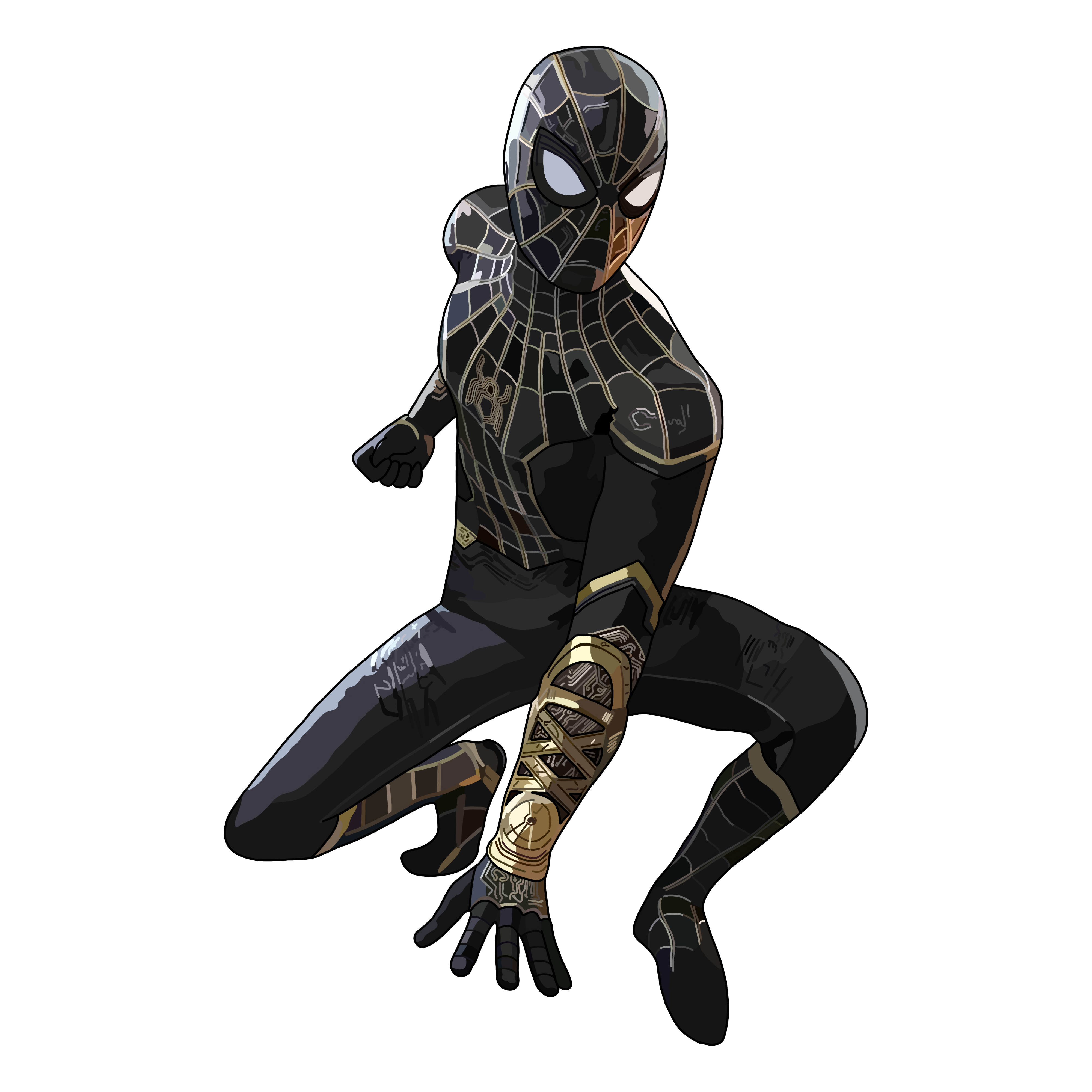 Peter Black and Gold Suit