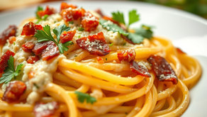 Receta Clásica de Espaguetis a la Carbonara
