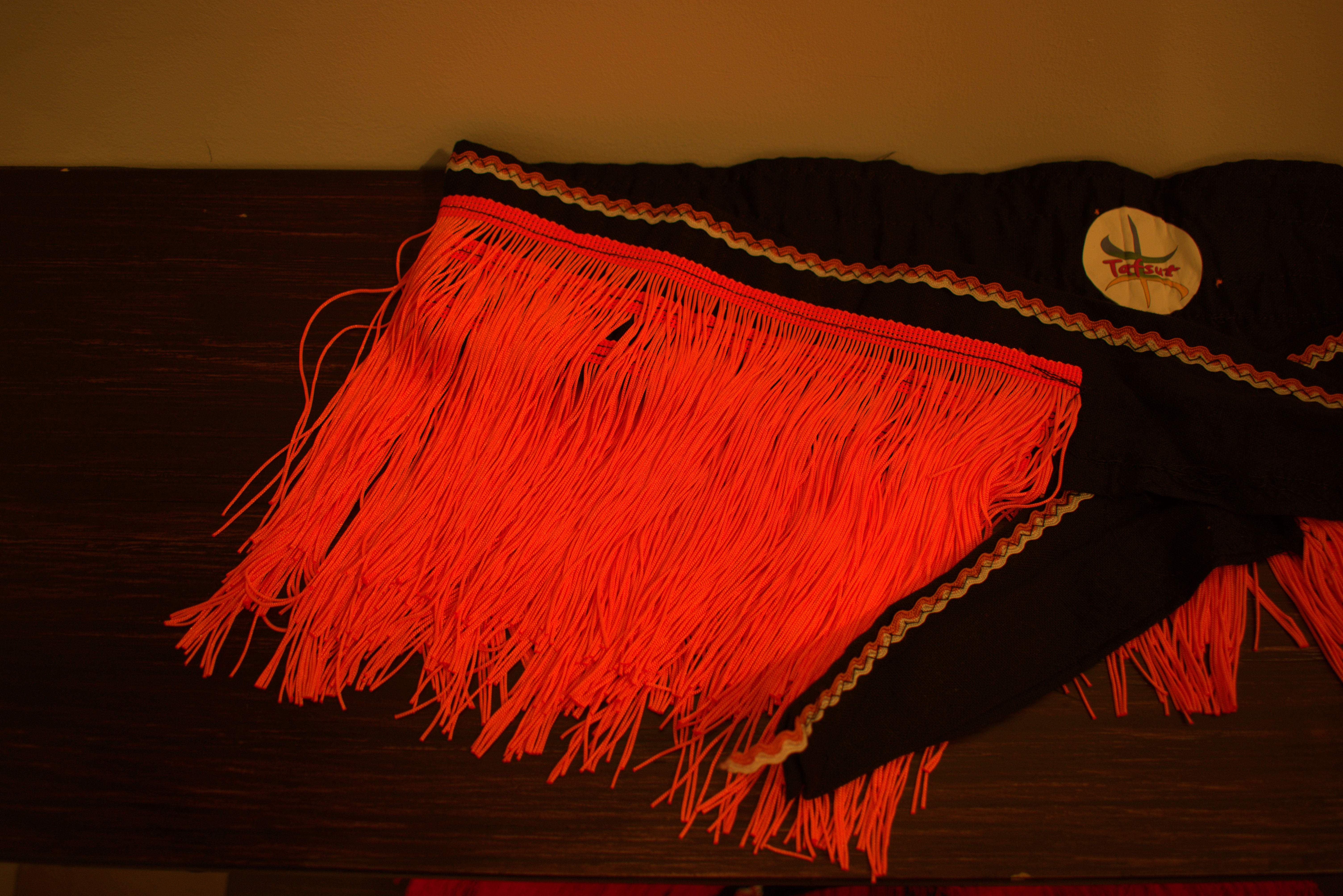 Foulard de danse zigzag