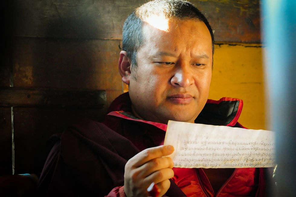 Yangti Nakpo Lineage Texts Transmission of the First Volume