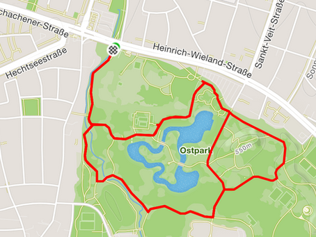 Laufstrecken München: 5 Kilometer durch den Ostpark