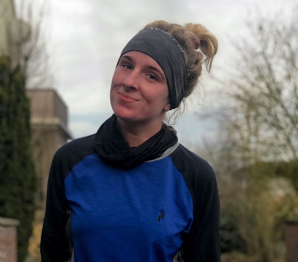 Nele läuft im Winter