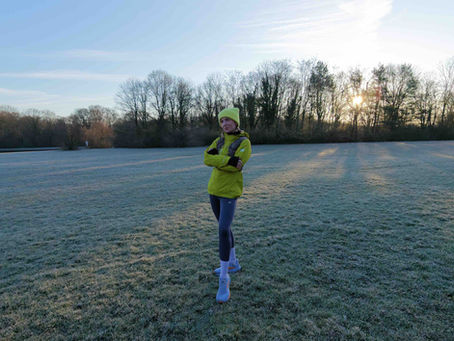 Nele Dörk beim Laufen, beim kurzen Lauf