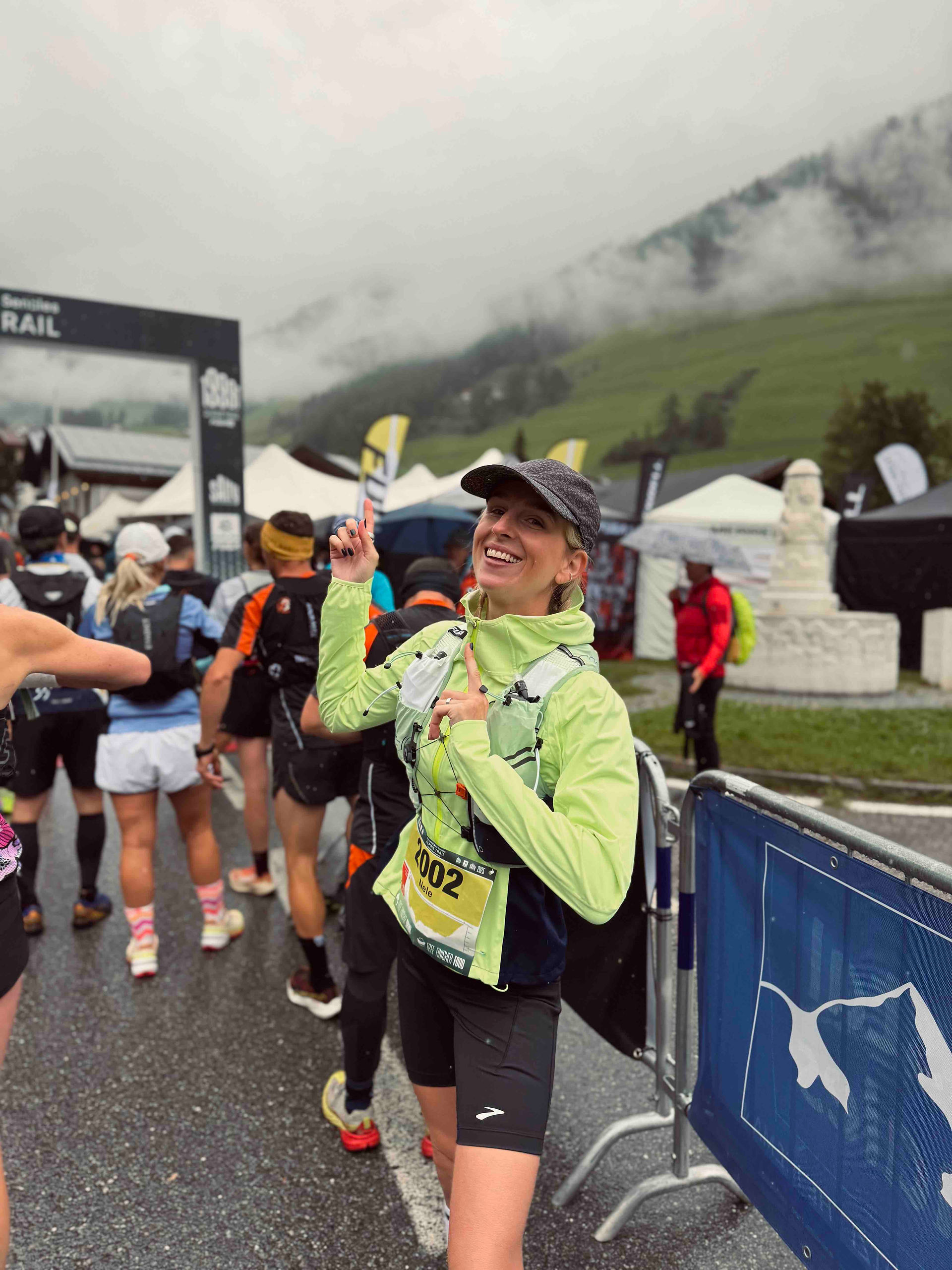 Nele Dörk vor dem Startschuss des ersten Trailruns