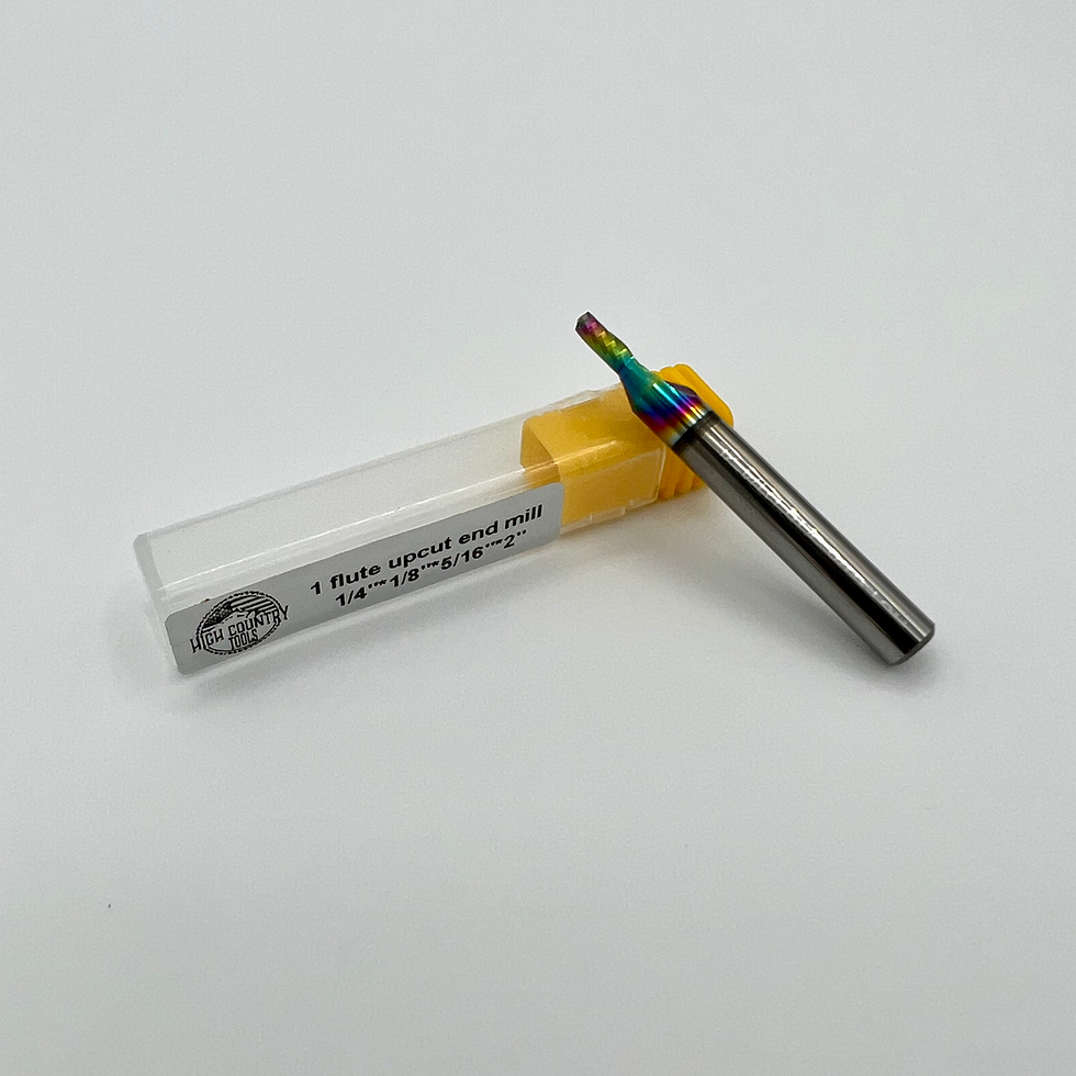 Thumbnail: 1/8" O-Flute Upcut End Mill 1/4" Shank