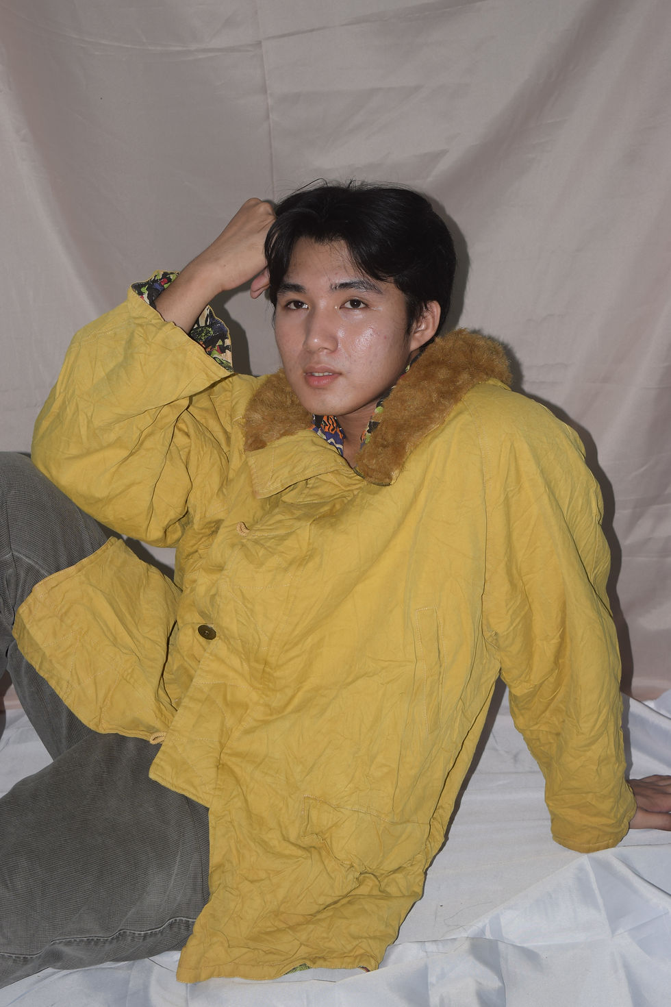 Thumbnail: Revisable Imitation Fur Jacket