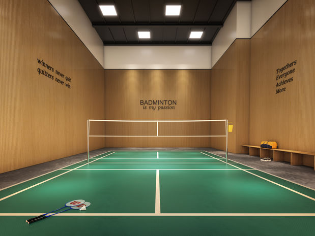 Arkade Evoke Badminton Area