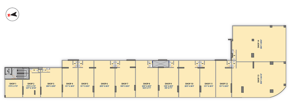 Vibe Mangrove Retail Floor Plan
