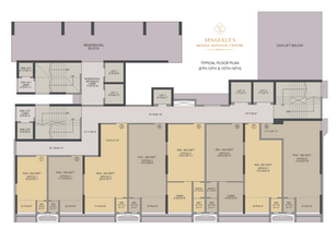 Spaarkle Mitali Business Centre 18th Floor Plan