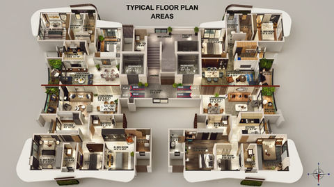 Mittal Urna 71P Master Floor Plan