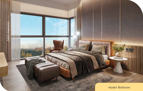 Kaustubh Breeze 91 Master Bedroom
