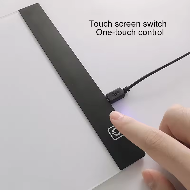 Thumbnail: A3/A4/A5 Three Level Dimmable Led Light Pad Drawing Board Pad Tracing Light Box 