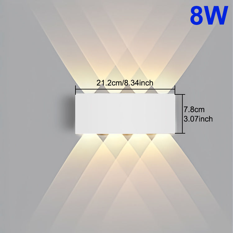 Thumbnail: LED Wall Light Waterproof IP65 Outdoor Wall Lamp Garden Porch Light Decor Garden