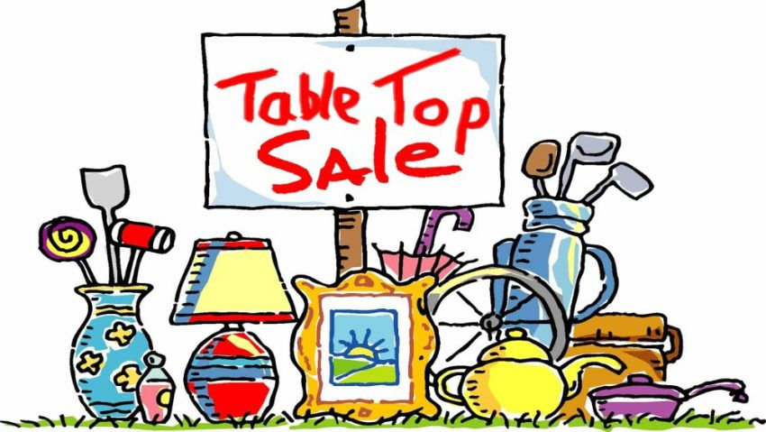 Table Top Indoor Boot Sale