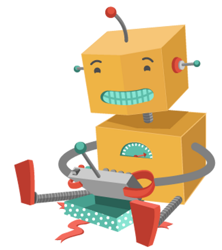 Robot jouer avec des jouets