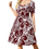 Thumbnail: Polynesian Knee length Dress | Short Sleeve Polynesian Knee Length Dress