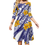 Thumbnail: Polynesian Knee length Dress | Long Sleeve Polynesian Style Dress