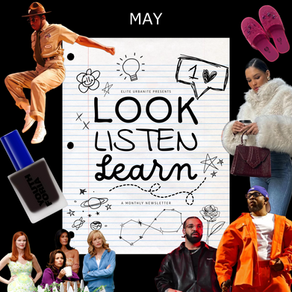 Look, Listen, Learn - May Newsletter