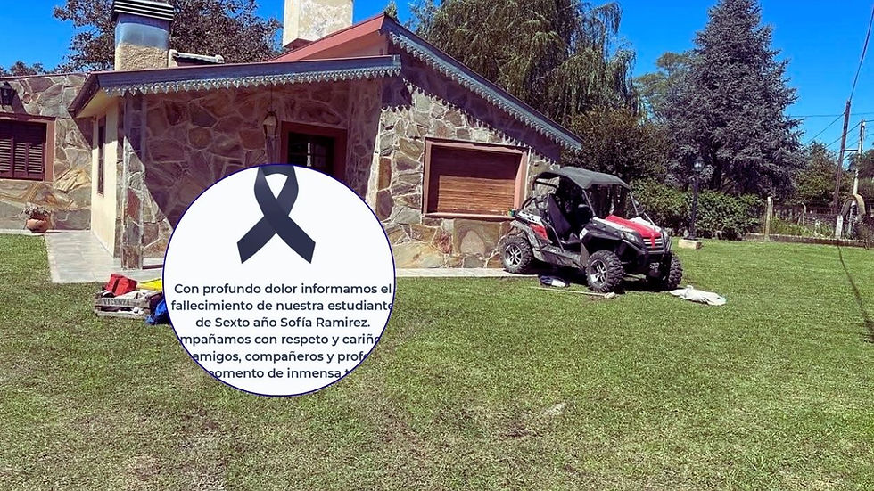 La emotiva despedida del colegio a la estudiante que murió tras un accidente en Río de los Sauces