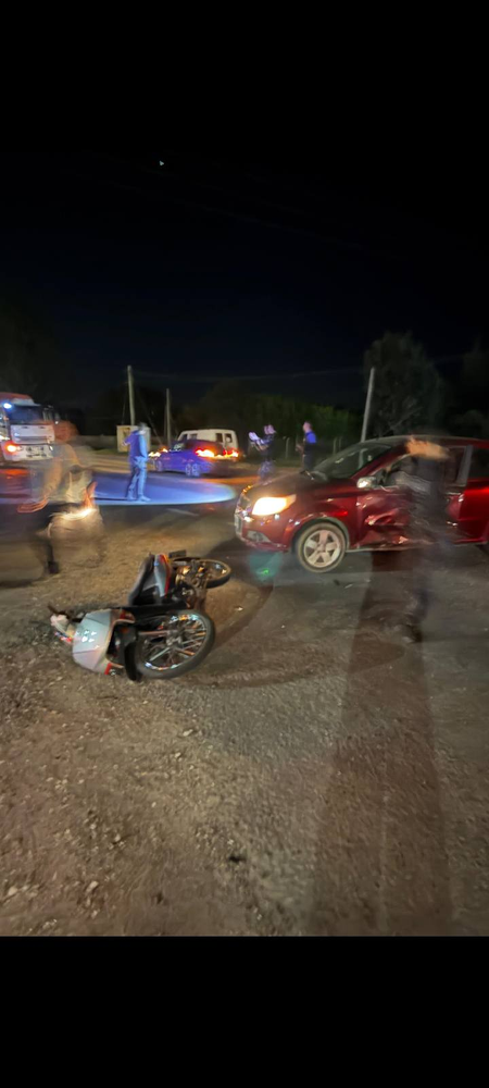 Violento choque en ruta 36: una mujer terminó hospitalizada tras impactar en moto