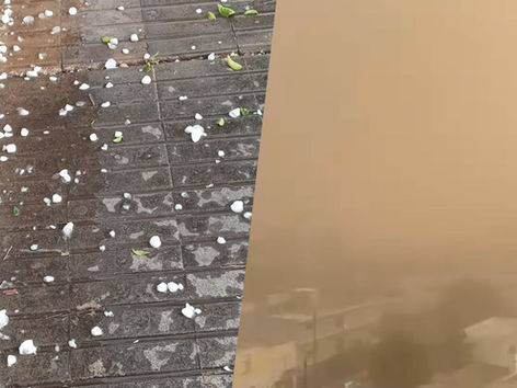 Granizo en seco, ráfagas y tierra: así impactó la tormenta en Córdoba