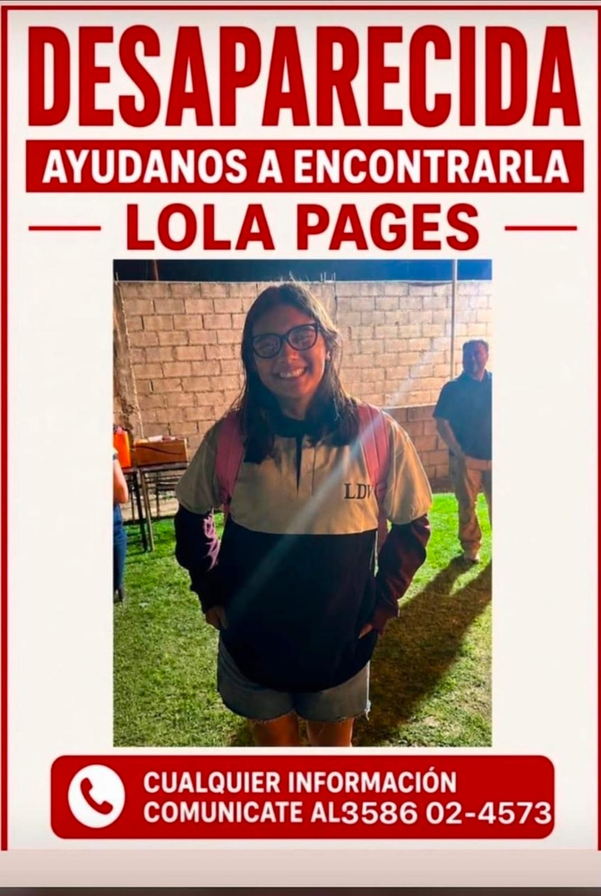 Buscan a una adolescente desaparecida desde la tarde y solicitan ayuda urgente