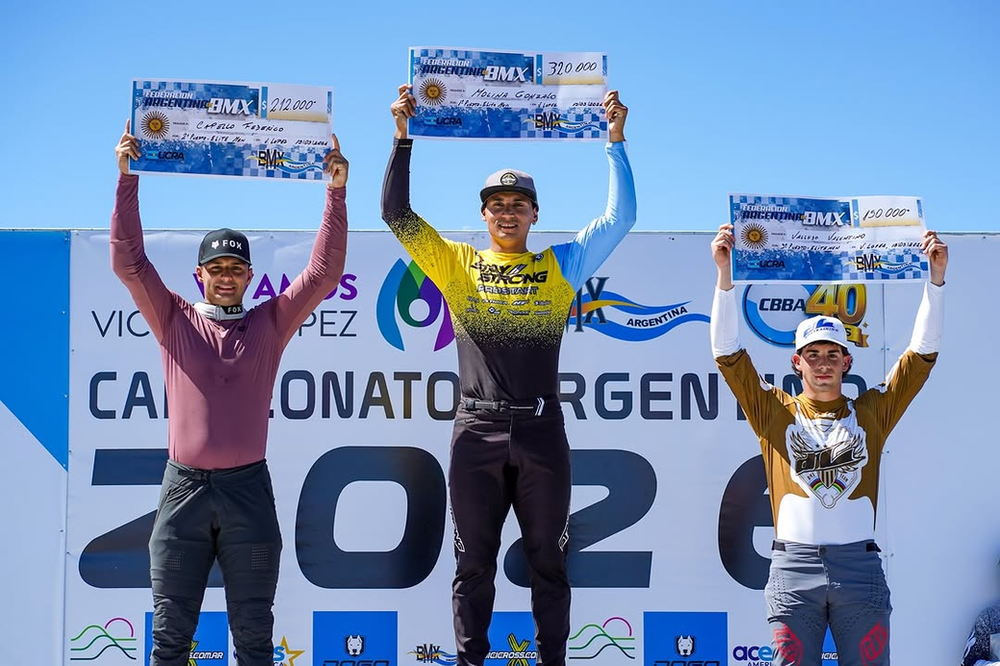 Llega el Campeonato Argentino de BMX a la ciudad y un riocuartense ya ilusiona desde el podio
