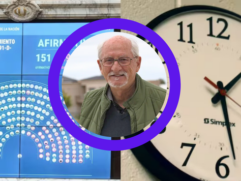 “Un país normal va a ser cuando la gente se levante con la hora normal”