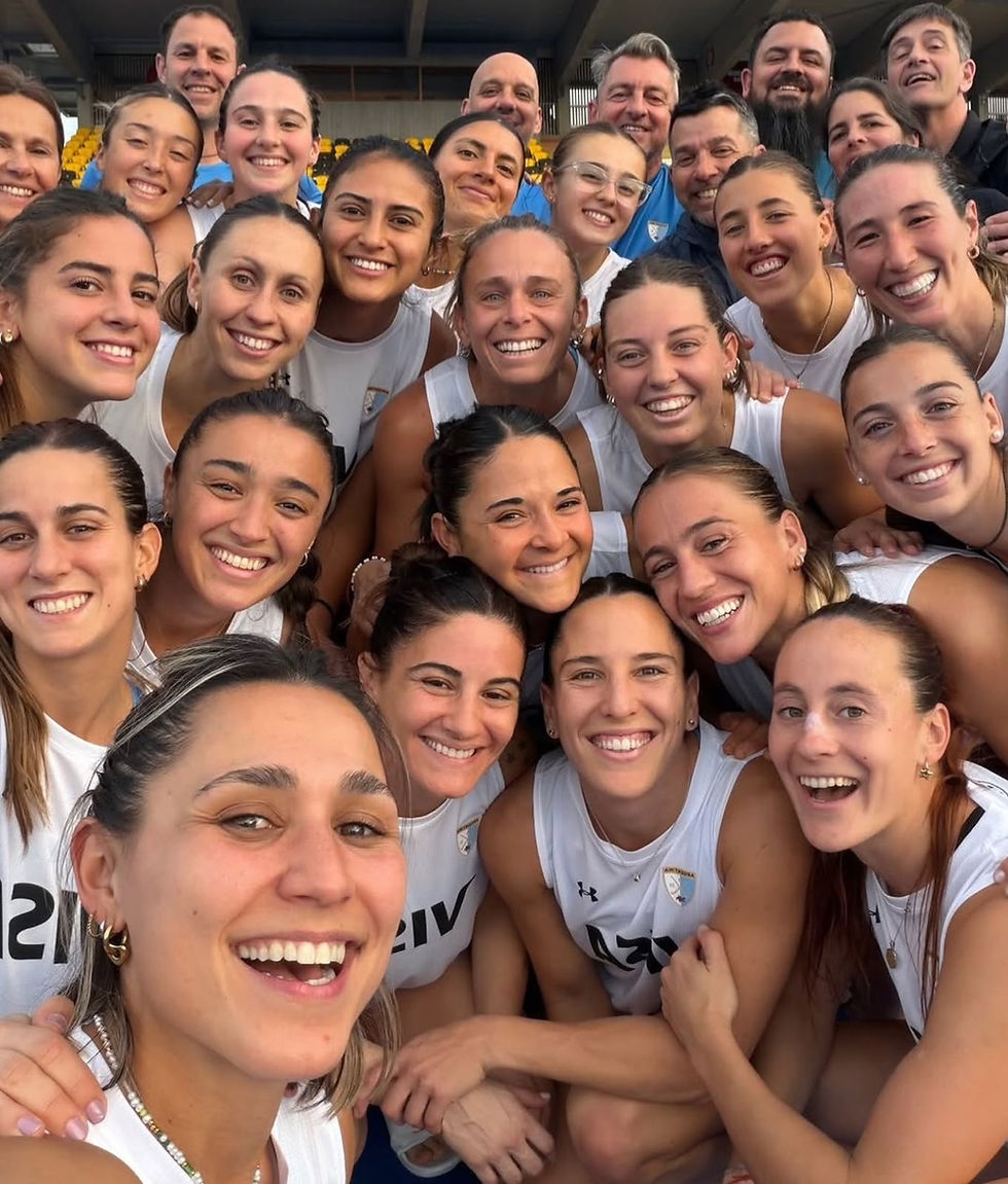Las Leonas en Países Bajos. Fuente: Agustina Gorzelani.