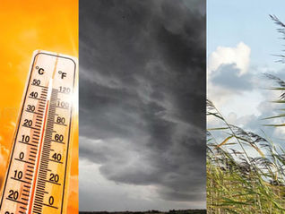 Tormentas en el norte, calor y pausa de lluvias en el centro del país