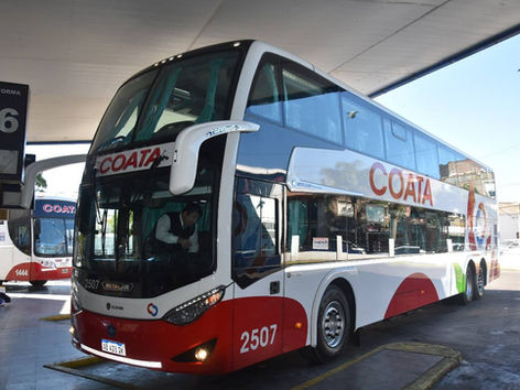 Hallaron un feto en el baño de un colectivo de Córdoba Coata