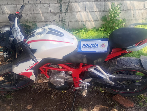Detuvieron a un adolescente con una moto robada usada para cometer delitos