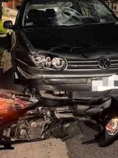 Ramirez Rigo: “circuló 300 metros con la moto debajo del auto”