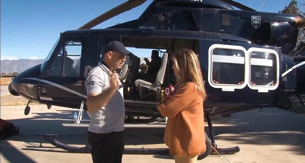 Las imágenes que nadie imaginó: un canal registró el último vuelo del helicóptero antes de la tragedia