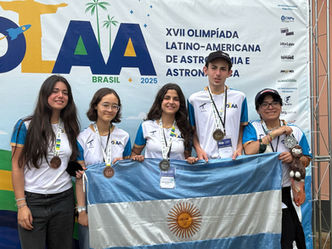 Orgullo: Argentina se lleva oro, plata y bronce en Astronomía y Astronáutica