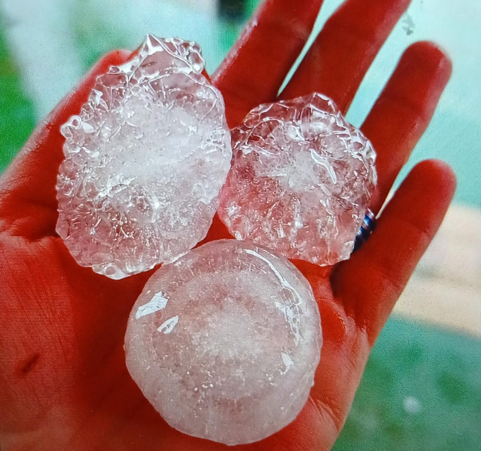 Piedras enormes y tormentas intensas: las imágenes del alerta en distintos puntos de Córdoba